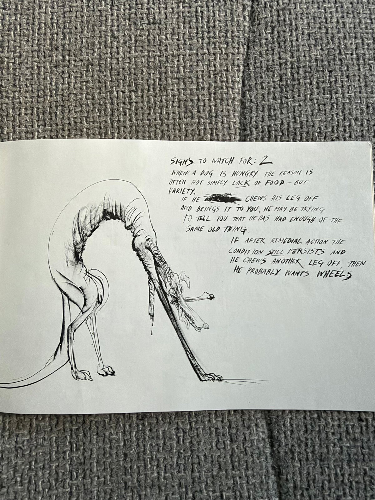 1982 A Leg In The Wind & Other Canine Curses - Ralph Steadman (Arrow Books)