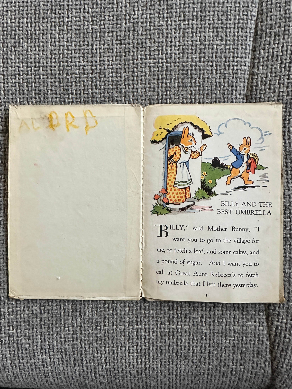 1944*1st* Billy & The Best Umbrella - M. Joyce Davies(The Commercial Arts Studio Ltd) - Honeyburn Books (UK)