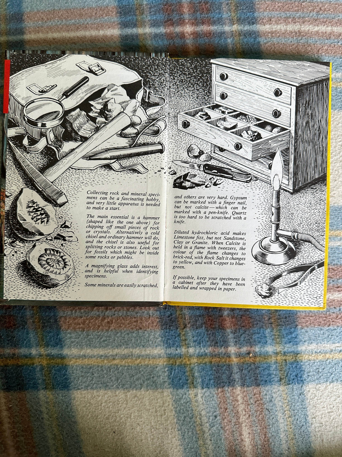 1966 Rocks & Minerals(Series 536 Ladybird) Allen White(Robert Ayton Illust) Wills & Hepworth - Honeyburn Books (UK)