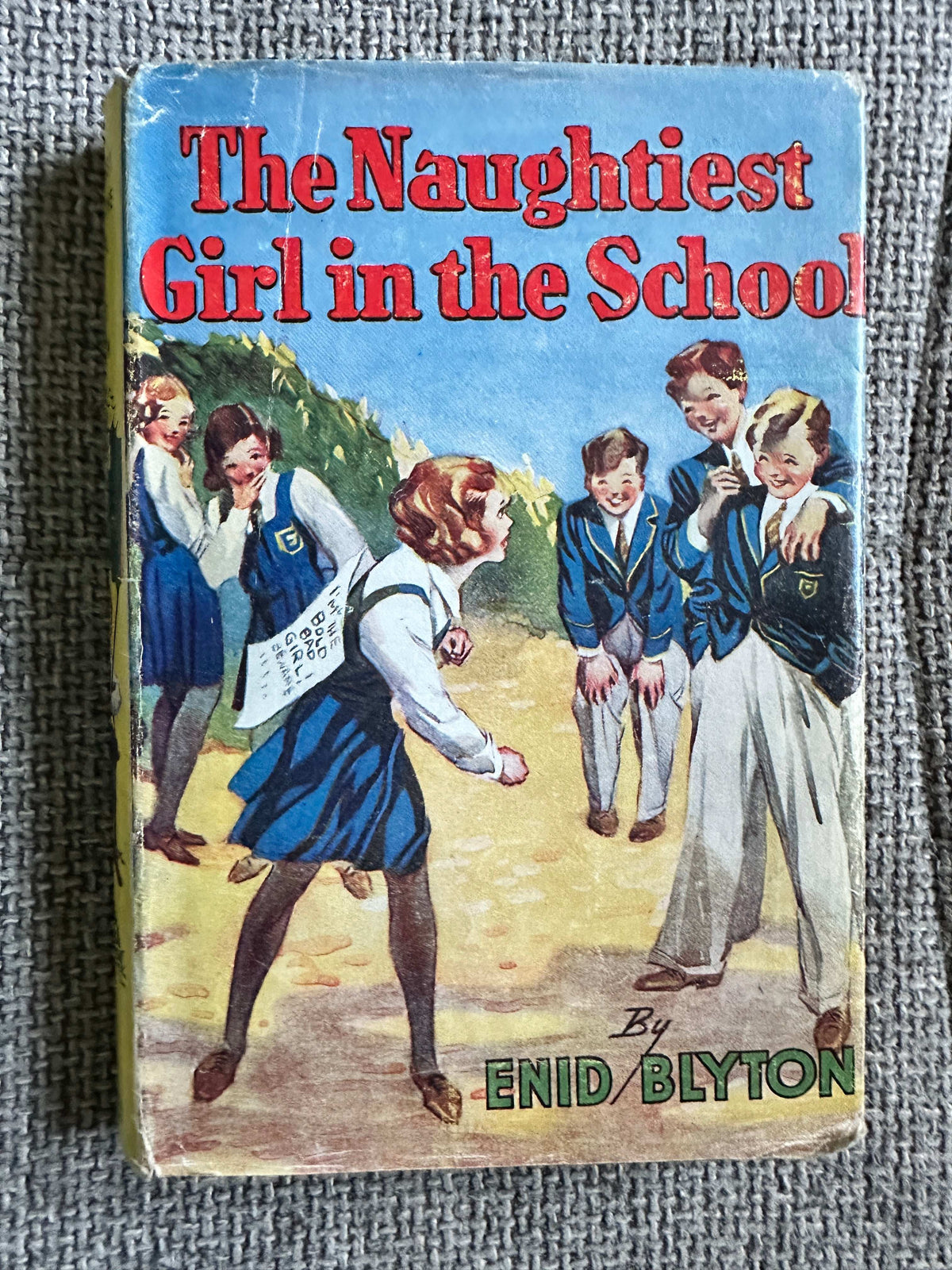 1958 The Naughtiest Girl In The School - Enid Blyton (W. Lindsay Cable Illust) George Newnes Ltd.