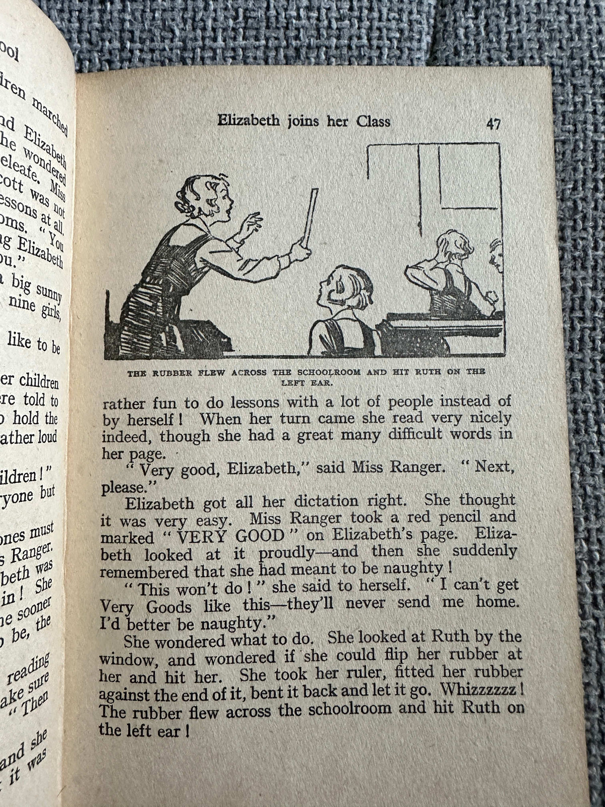1958 The Naughtiest Girl In The School - Enid Blyton (W. Lindsay Cable Illust) George Newnes Ltd.