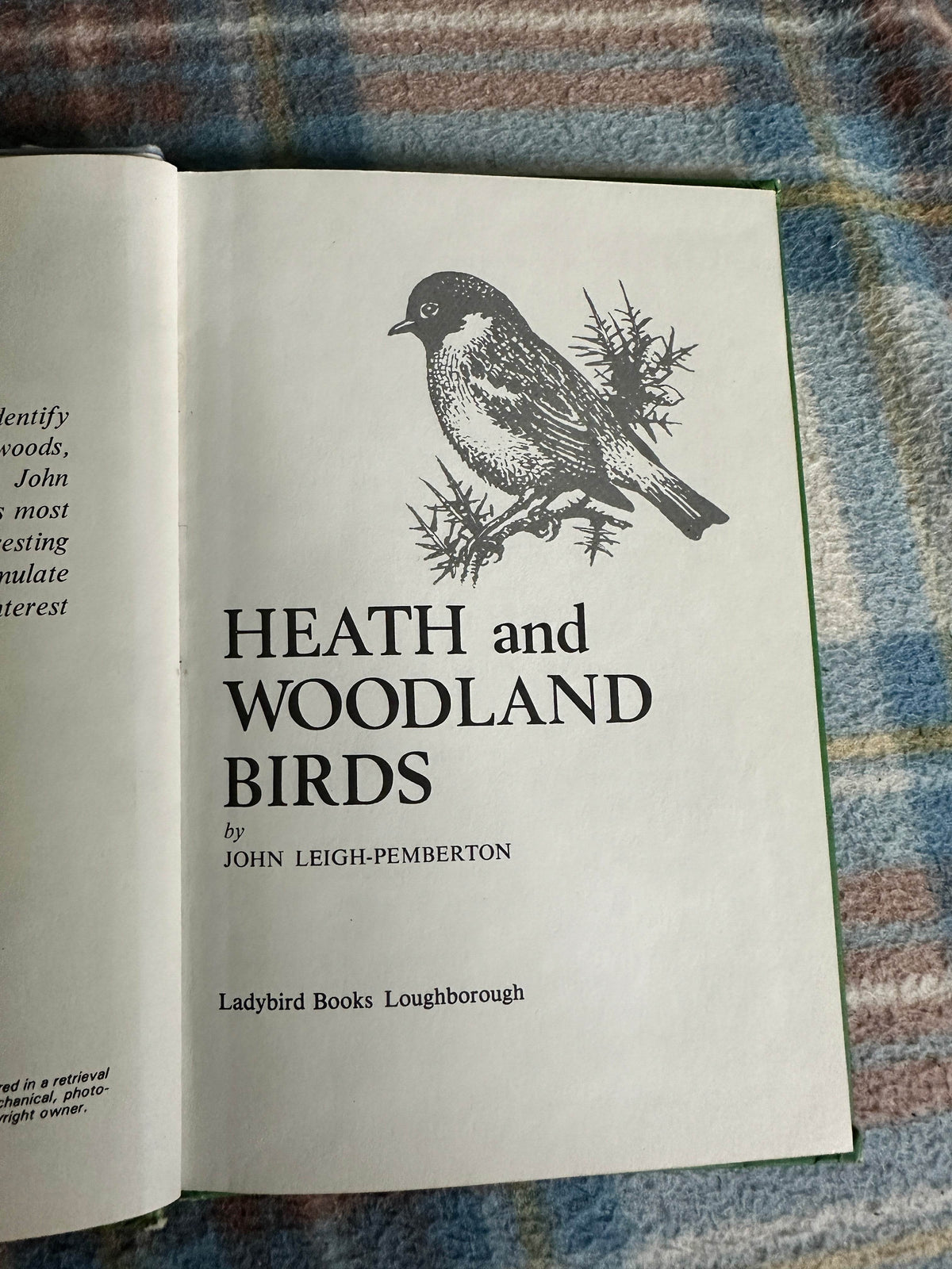 1968 Heath & Woodland Birds(Series 536) John Leigh-Pemberton(Ladybird Books) - Honeyburn Books (UK)