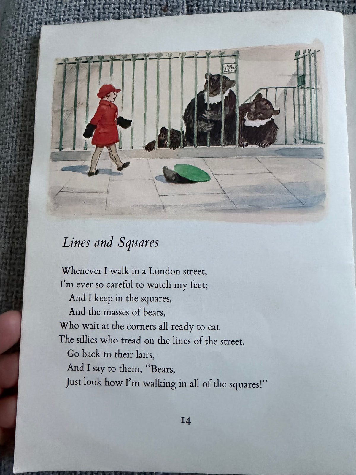 1975 The Christopher Robin Verse Book - A. A. Milne (E. H. Shepard full colour illustration) Methuen