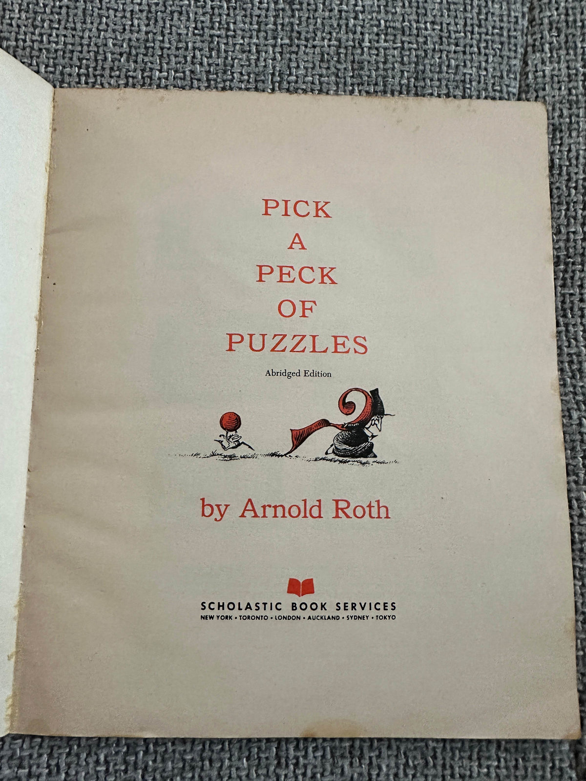 1966*1st* Pick A Peck Of Puzzles - Arnold Roth (Scholastic Press) - Honeyburn Books (UK)