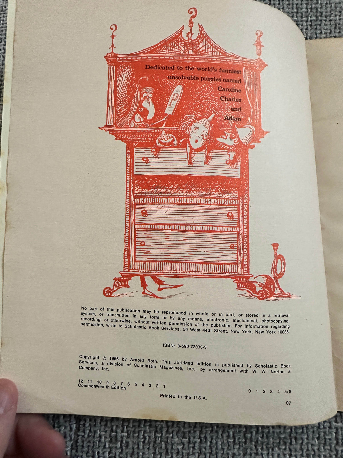 1966*1st* Pick A Peck Of Puzzles - Arnold Roth (Scholastic Press) - Honeyburn Books (UK)