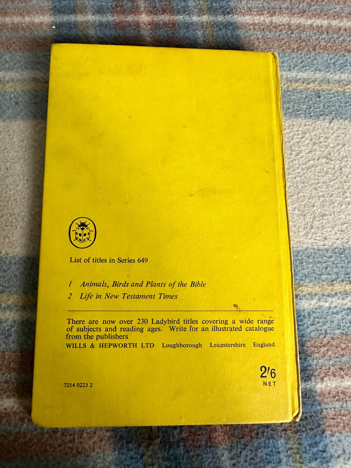1969*1st* Life In New Testament Times(Series 649)Ralph Gower(Eric Winter Illust) Wills & Hepworth - Honeyburn Books (UK)