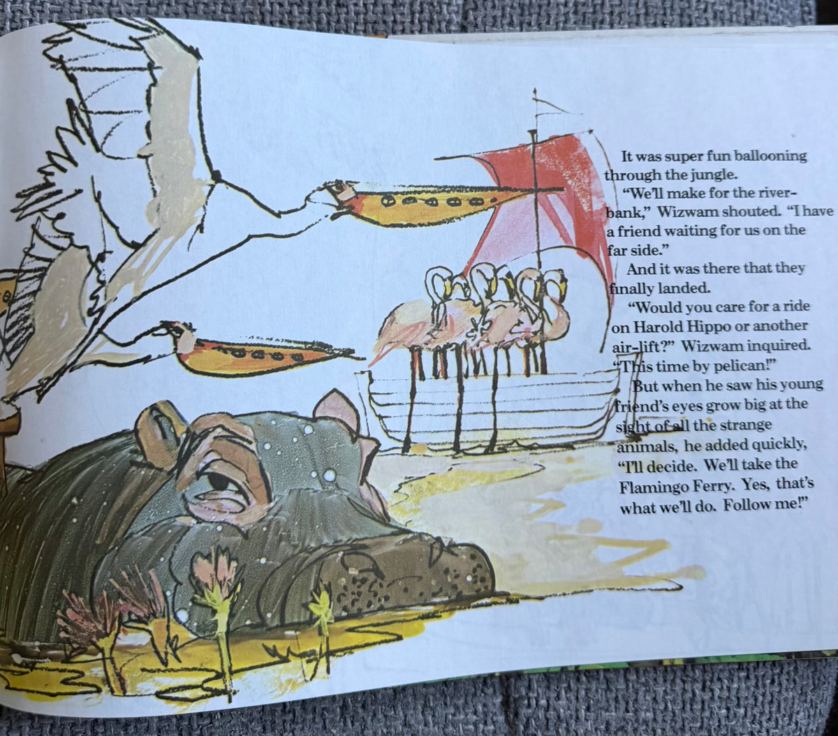 1975 Wizwam & I In Africa - Jane Carruth (Cab Richardson illust) Personal Books