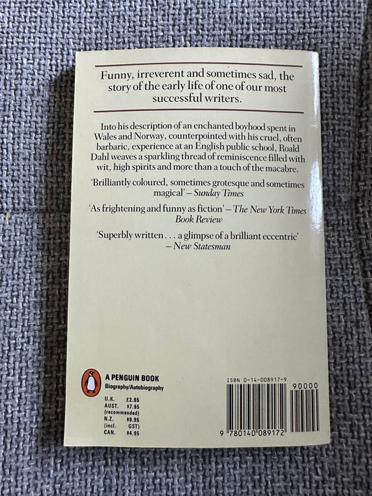1987 Boy - Roald Dahl (Penguin Book) - Honeyburn Books (UK)