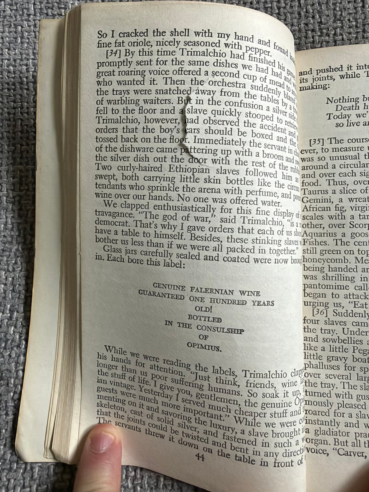 1964 Petronius The Satyricon - William Arrowsmith (Mentor Classic)