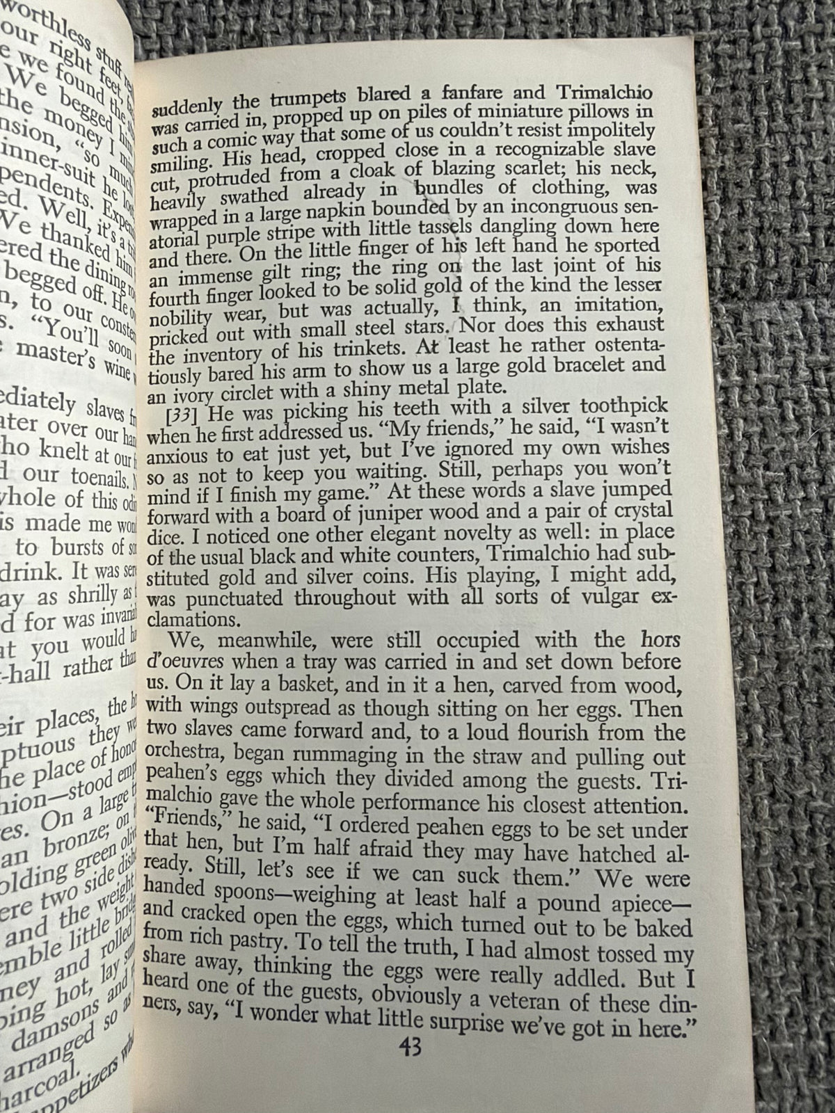 1964 Petronius The Satyricon - William Arrowsmith (Mentor Classic)