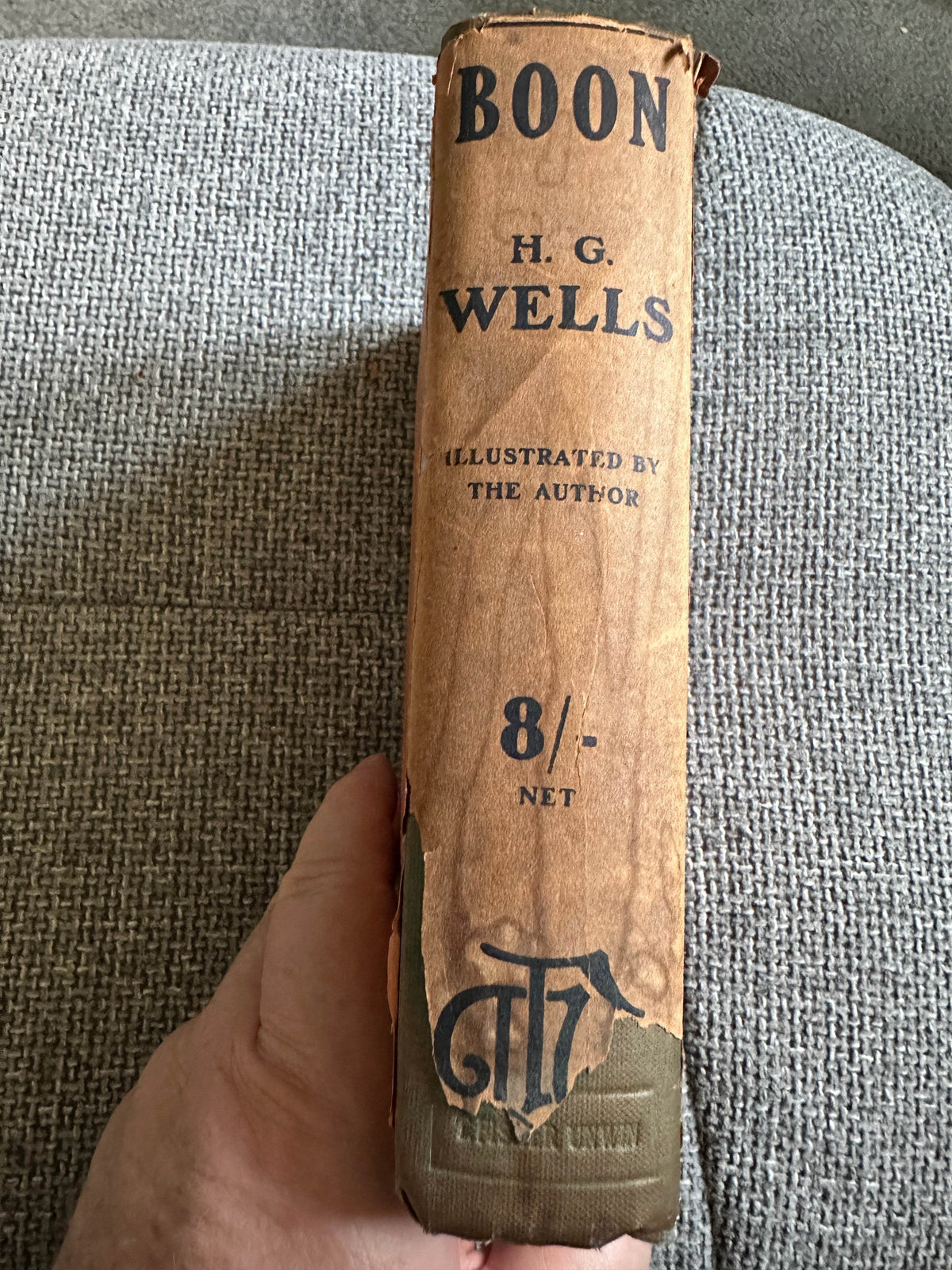 1920 Boon, The Mind Of The Race, The Wild Asses Of The Devil & The Last Trump - H. G. Wells(T. Fisher Unwin Ltd) - Honeyburn Books (UK)