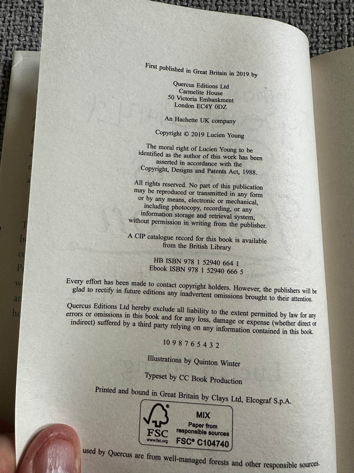 2019 The Unofficial Secret Diary Of Boris Johnson- Lucien Young(Quercus) - Honeyburn Books (UK)