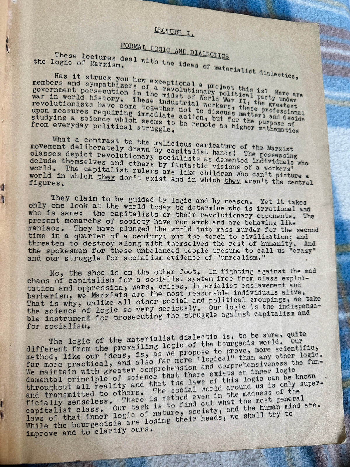1953 An Introduction To The Logic Of Marxism - William F. Warde (George Novack) Pioneer Publisher - Honeyburn Books (UK)