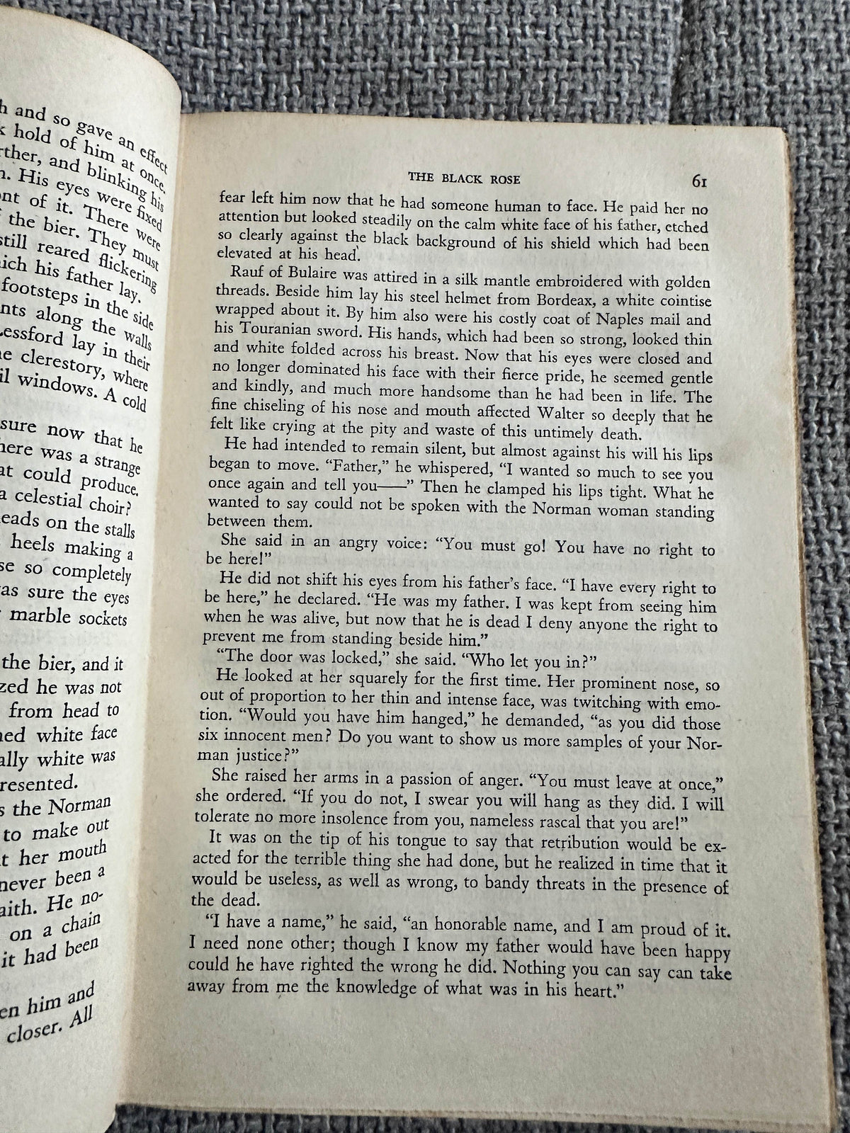 1945*1st* The Black Rose - Thomas B. Costain(Doubleday, Doran & Co Inc.) - Honeyburn Books (UK)