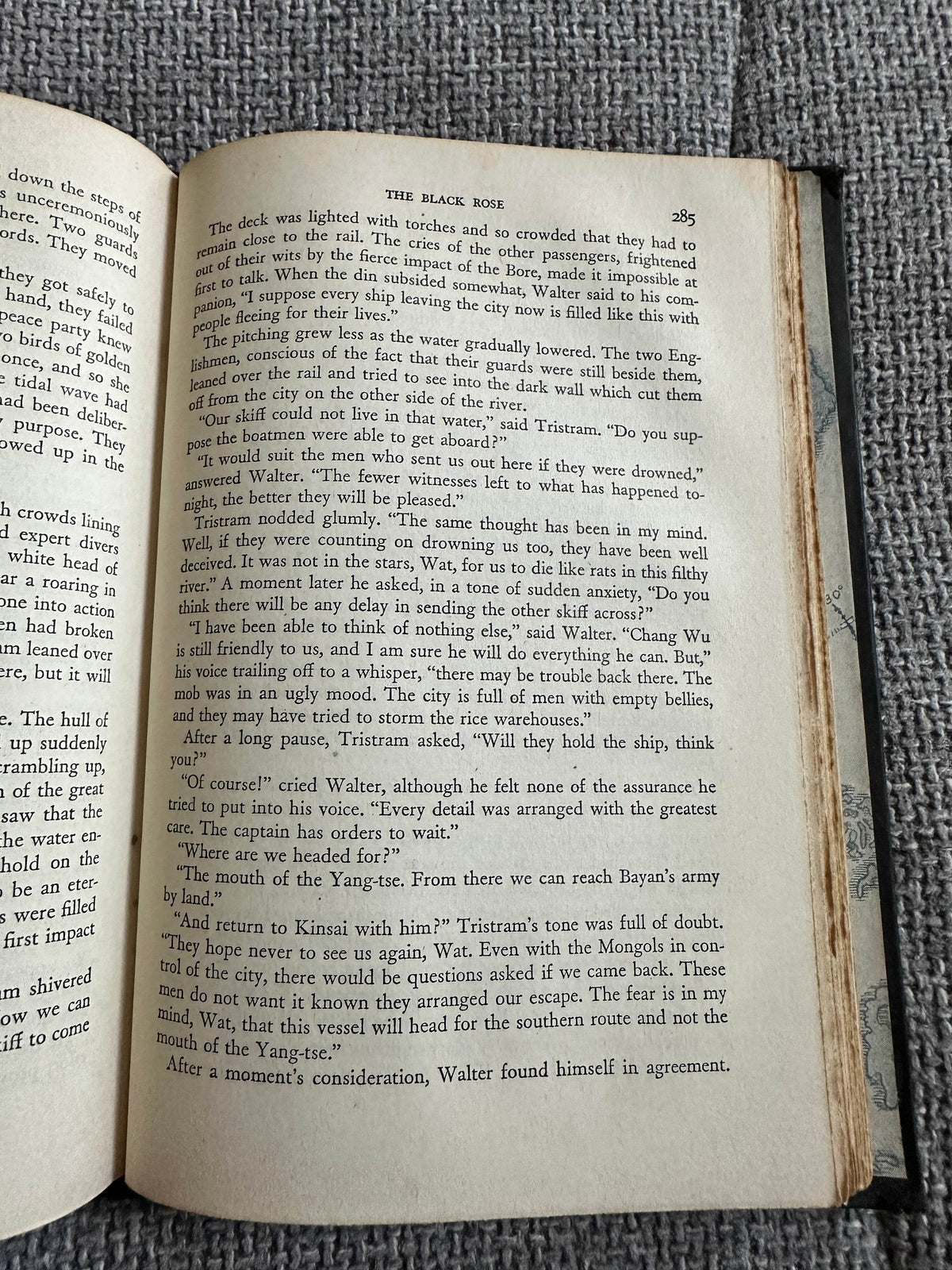 1945*1st* The Black Rose - Thomas B. Costain(Doubleday, Doran & Co Inc.) - Honeyburn Books (UK)
