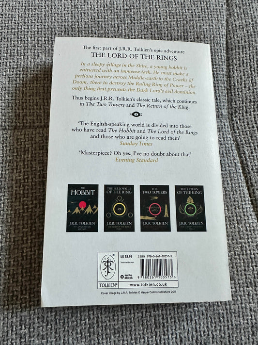 2011 The Fellowship Of The Ring (Lord Of The Rings Part 1) J. R. R. Tolkien(HarperCollins) - Honeyburn Books (UK)