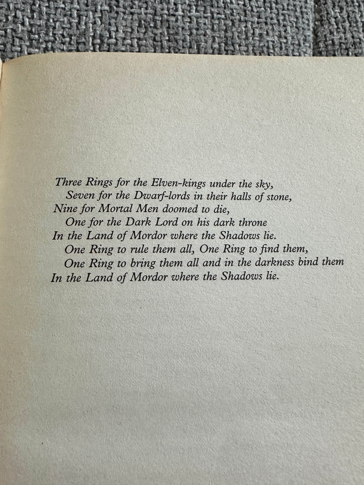2011 The Fellowship Of The Ring (Lord Of The Rings Part 1) J. R. R. Tolkien(HarperCollins) - Honeyburn Books (UK)