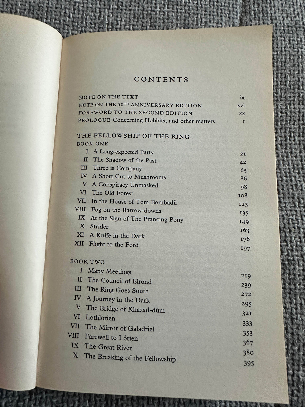 2011 The Fellowship Of The Ring (Lord Of The Rings Part 1) J. R. R. Tolkien(HarperCollins) - Honeyburn Books (UK)