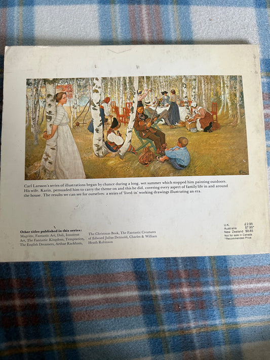 1976 The Paintings Of Carl Larsson - edited by David Larkin (Pan Books) - Honeyburn Books (UK)