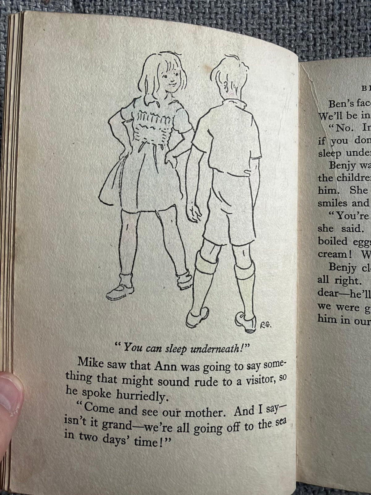 1950*1st* The Seaside Family - Enid Blyton (Ruth Gervis illust) Lutterworth Press