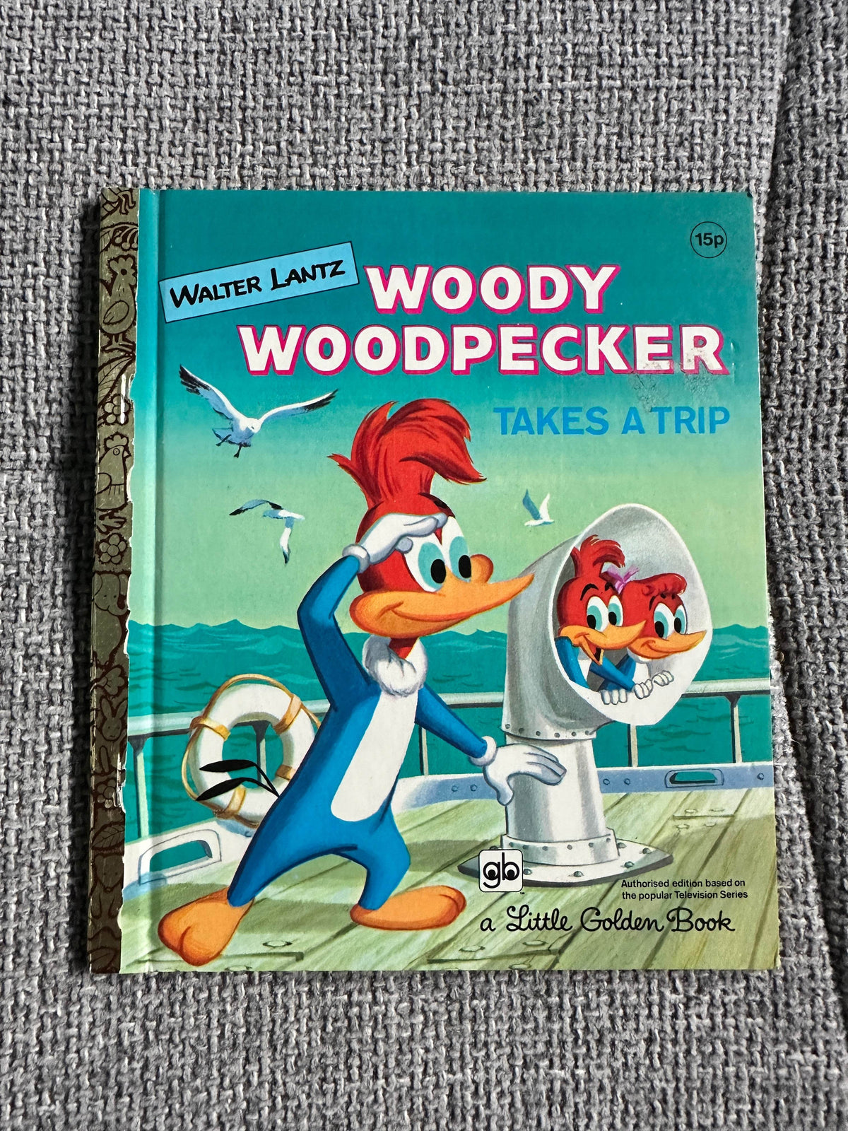 1973 Woody Woodpecker Takes A Trip - Walter Lantz(Little Golden Book) - Honeyburn Books (UK)