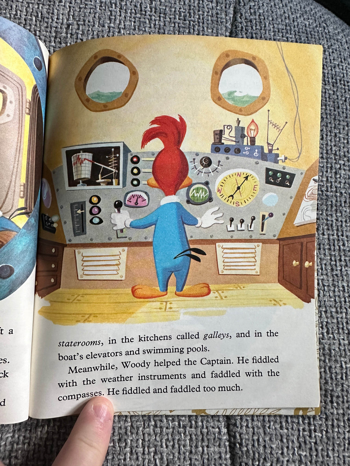 1973 Woody Woodpecker Takes A Trip - Walter Lantz(Little Golden Book) - Honeyburn Books (UK)