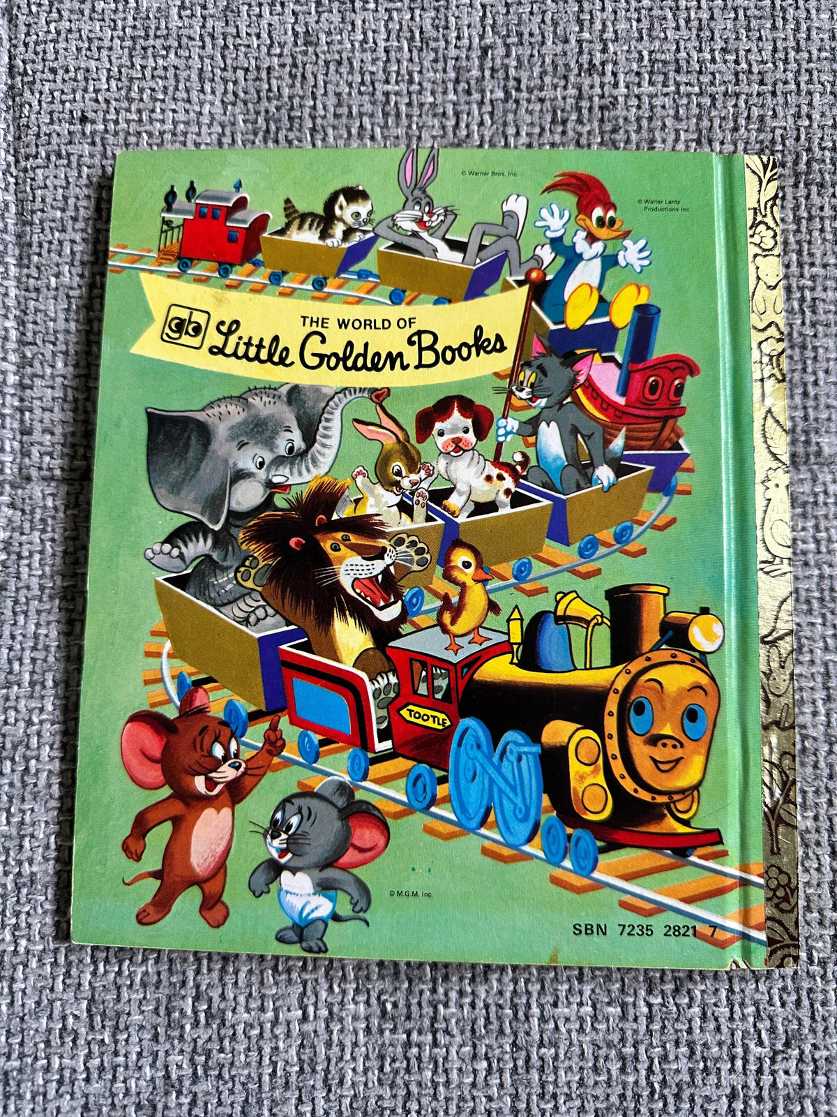 1973 Tom & Jerry Meet Little Quack (Little Golden Book) - Honeyburn Books (UK)