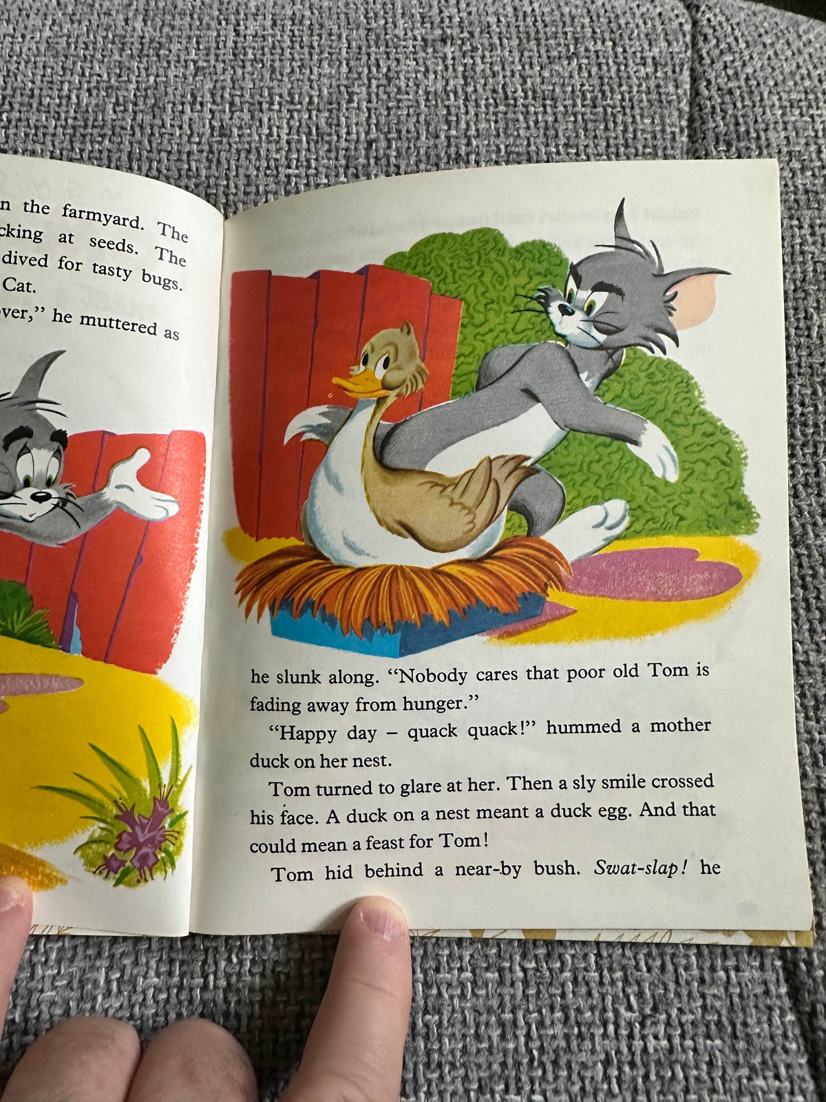 1973 Tom & Jerry Meet Little Quack (Little Golden Book) - Honeyburn Books (UK)