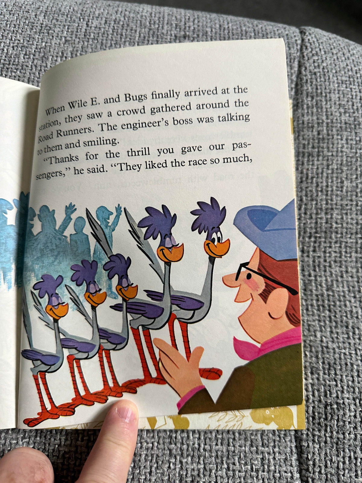 1973 The Road Runner Tumbleweed Trouble - Jack Woolgar(Leon Jason Studio illustrations)World Distributors (Little Golden Book) - Honeyburn Books (UK)