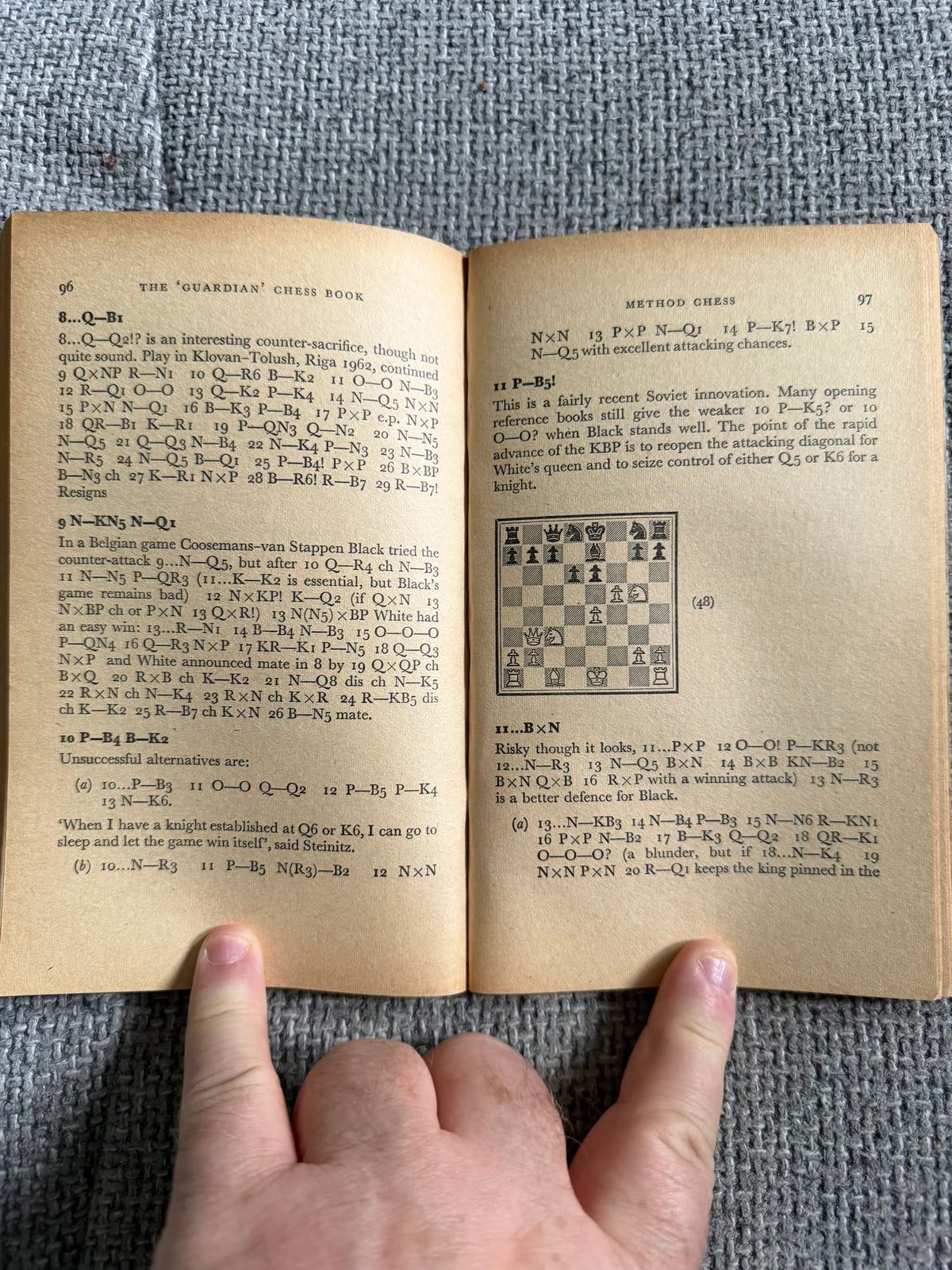 1967*1st* The Guardian Chess Book - Leonard Barden (Guardian Books)