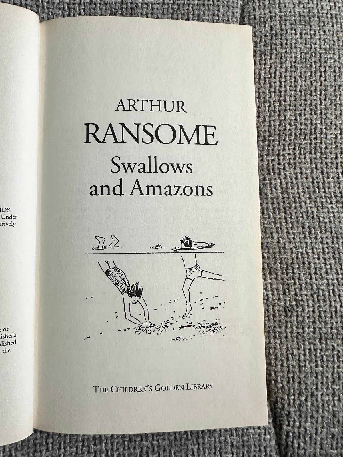 2003 Swallows & Amazons - Arthur Ransome(Children’s Golden Library) - Honeyburn Books (UK)