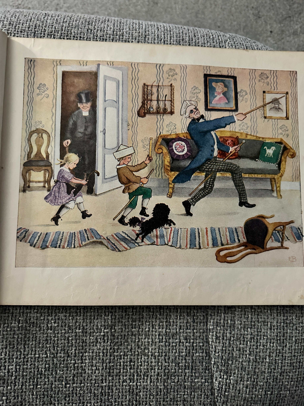 1946 Tant Bruns Födelsedag - Bilderbok av Elsa Beskow (Åhlen & Åkerlunds Forlag) Albert Bonnier