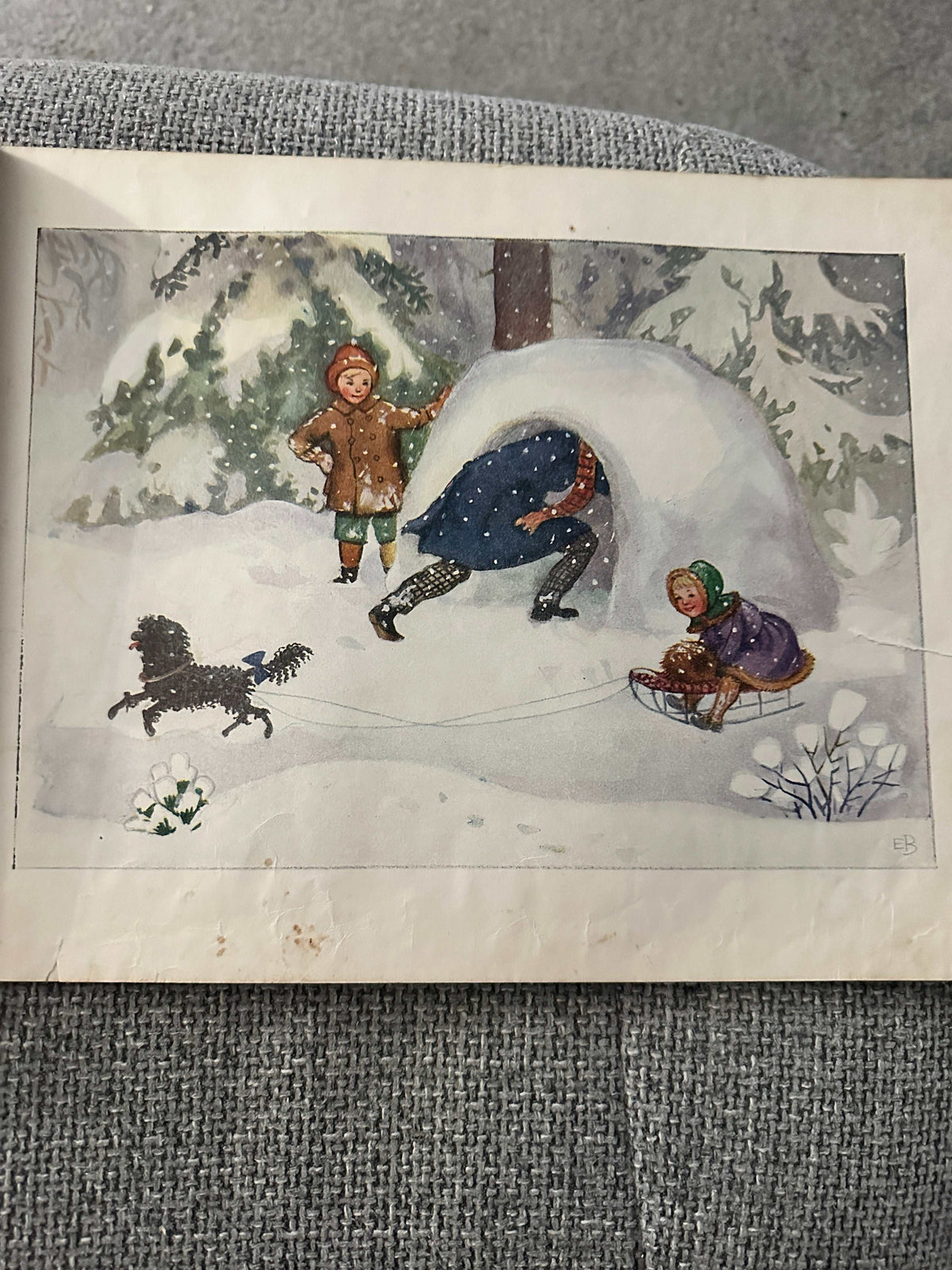 1946 Tant Bruns Födelsedag - Bilderbok av Elsa Beskow (Åhlen & Åkerlunds Forlag) Albert Bonnier