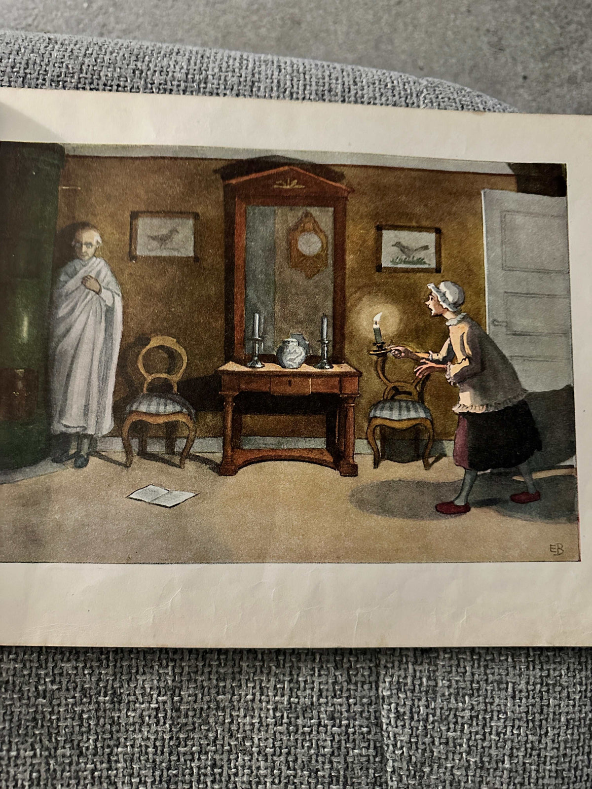 1946 Tant Bruns Födelsedag - Bilderbok av Elsa Beskow (Åhlen & Åkerlunds Forlag) Albert Bonnier