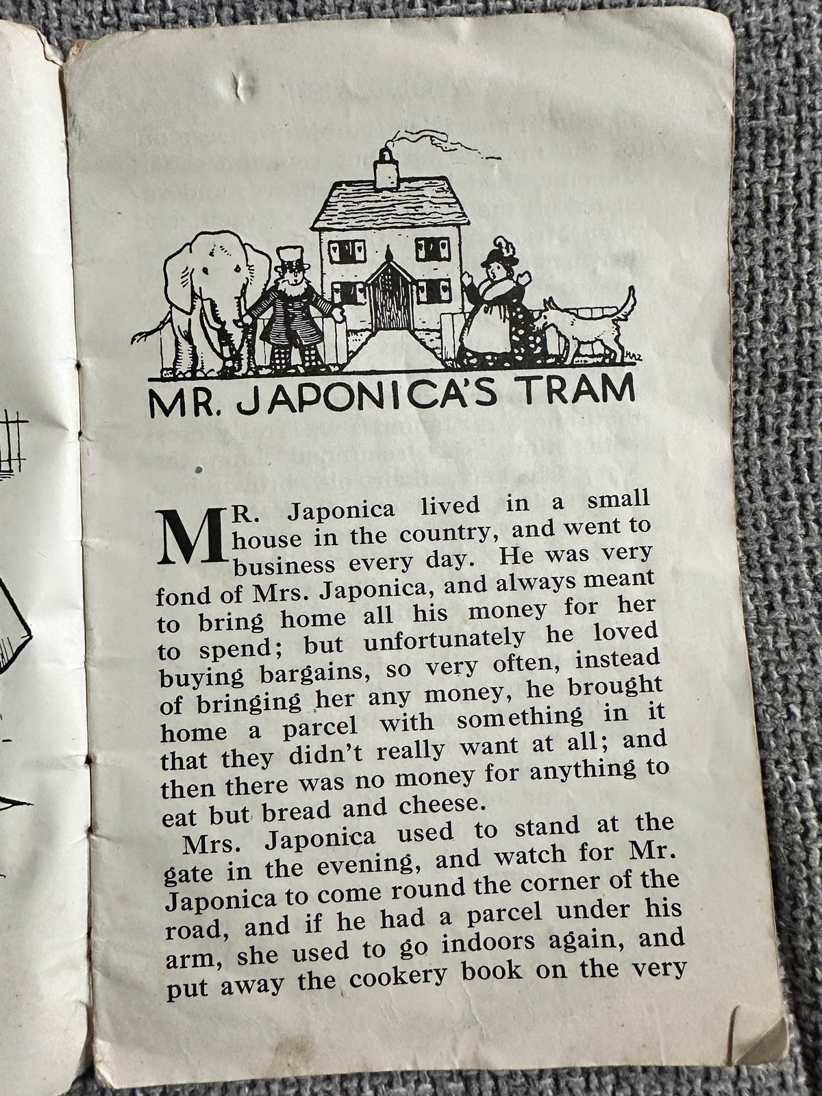 1930’s Mr. Japonica’s Tram & Other Stories(Humphrey Milford Oxford University Press) - Honeyburn Books (UK)