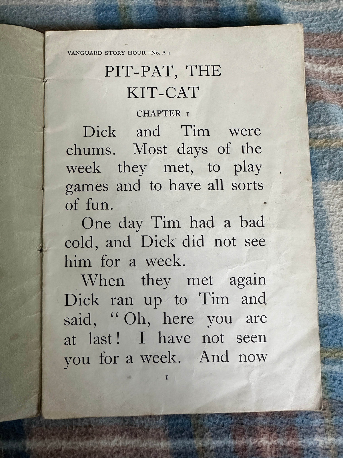1951 Pit-Pat, The Kit-Cat(Vanguard Story Hour A4)Esmée Mascall(McDougalls Educational Co Ltd - Honeyburn Books (UK)