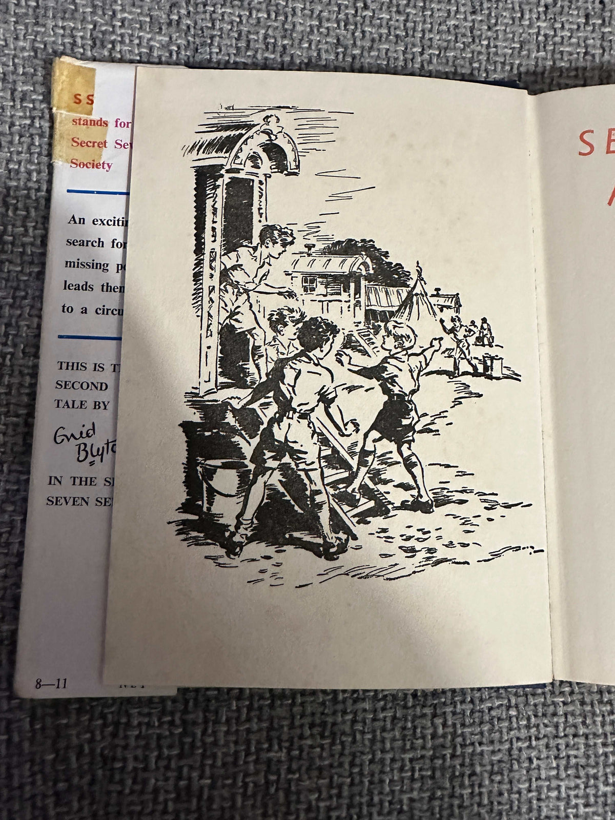 1957 Secret Seven Adventure - Enid Blyton (George Brook Illust) Brockhampton Press