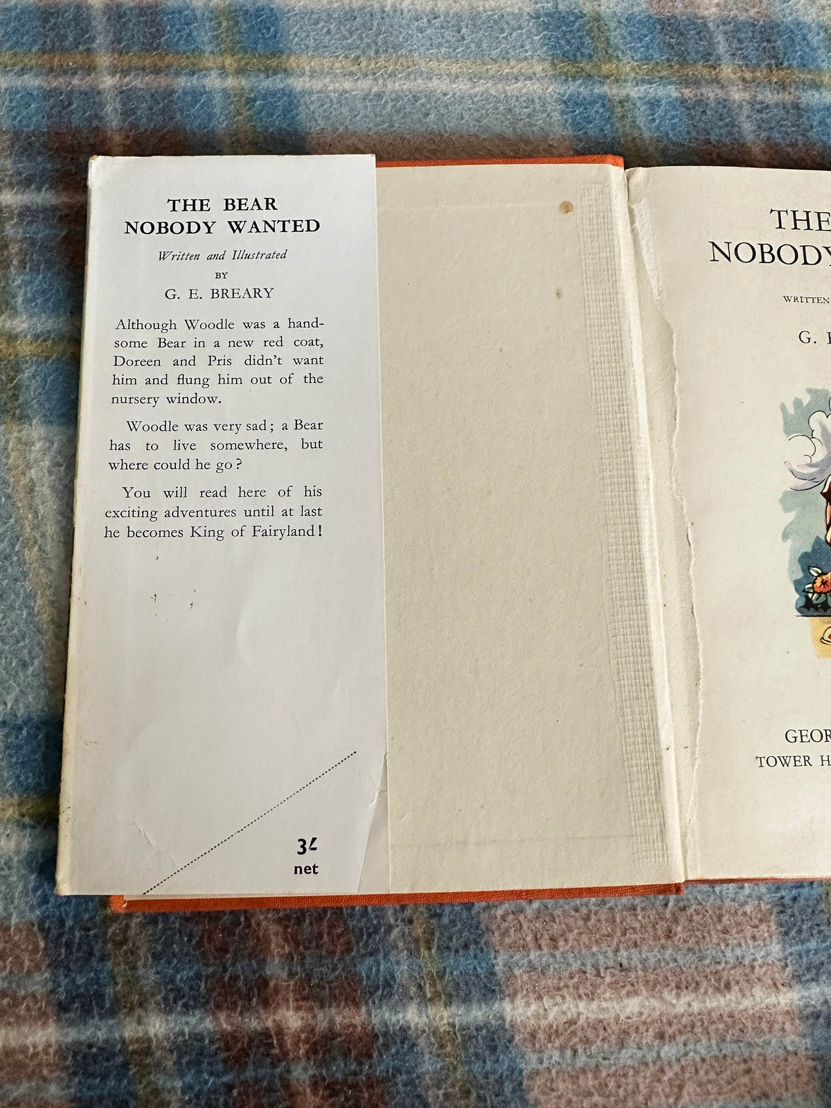 1950’s The Bear Nobody Wanted - G. E. Breary(George Newnes Ltd) - Honeyburn Books (UK)