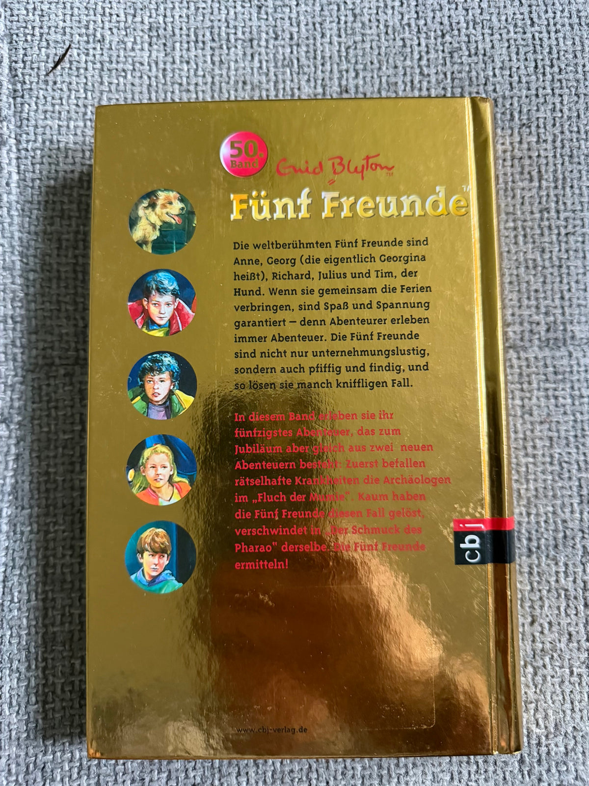 2007 Fünf Freunde und der Fluch der Mumie- Enid Blyton (Silvia Christoph illust) CBJ