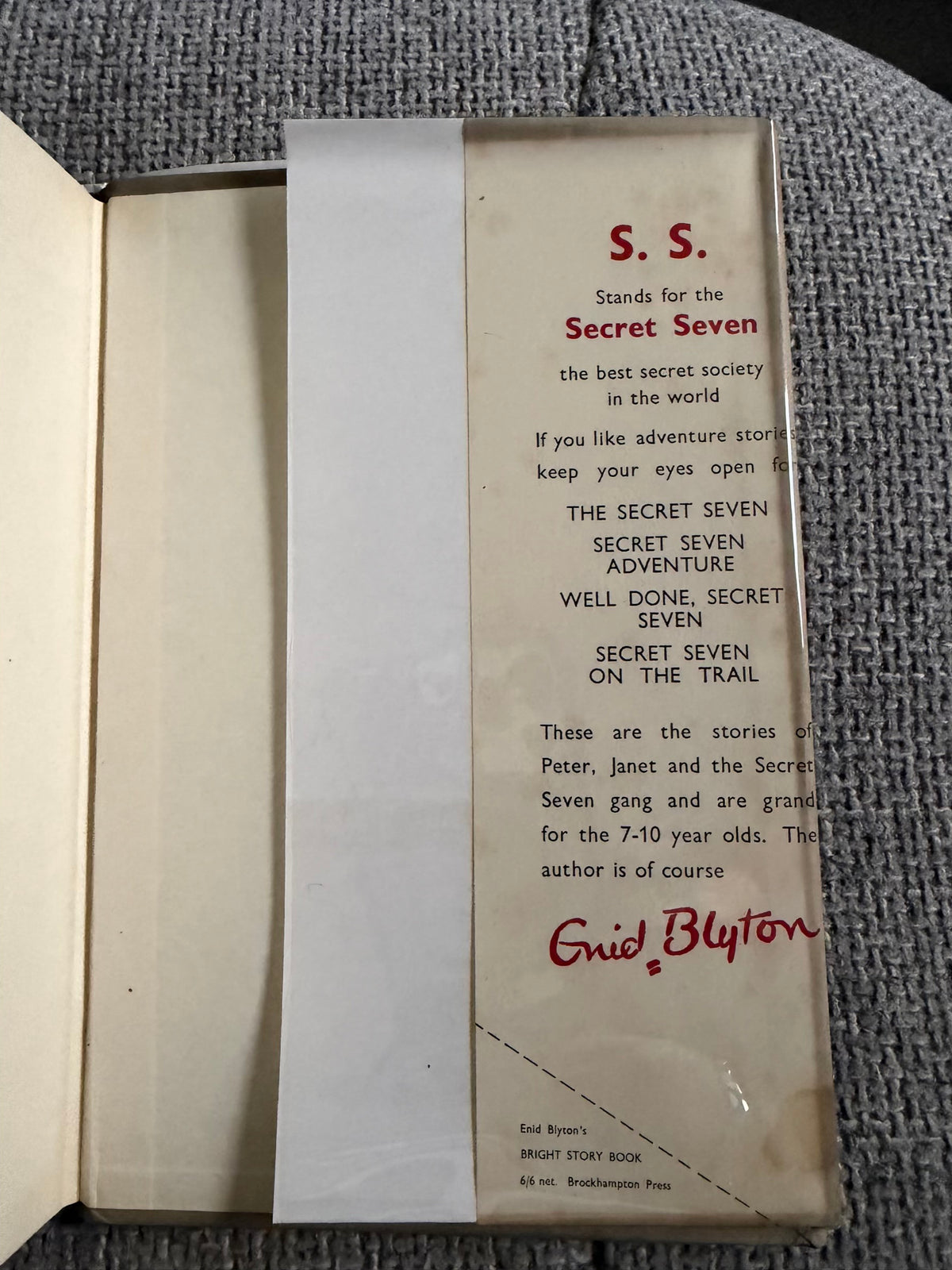 1953 Enid Blyton’s Bright Story Book (Eileen Soper illust) Brockhampton Press