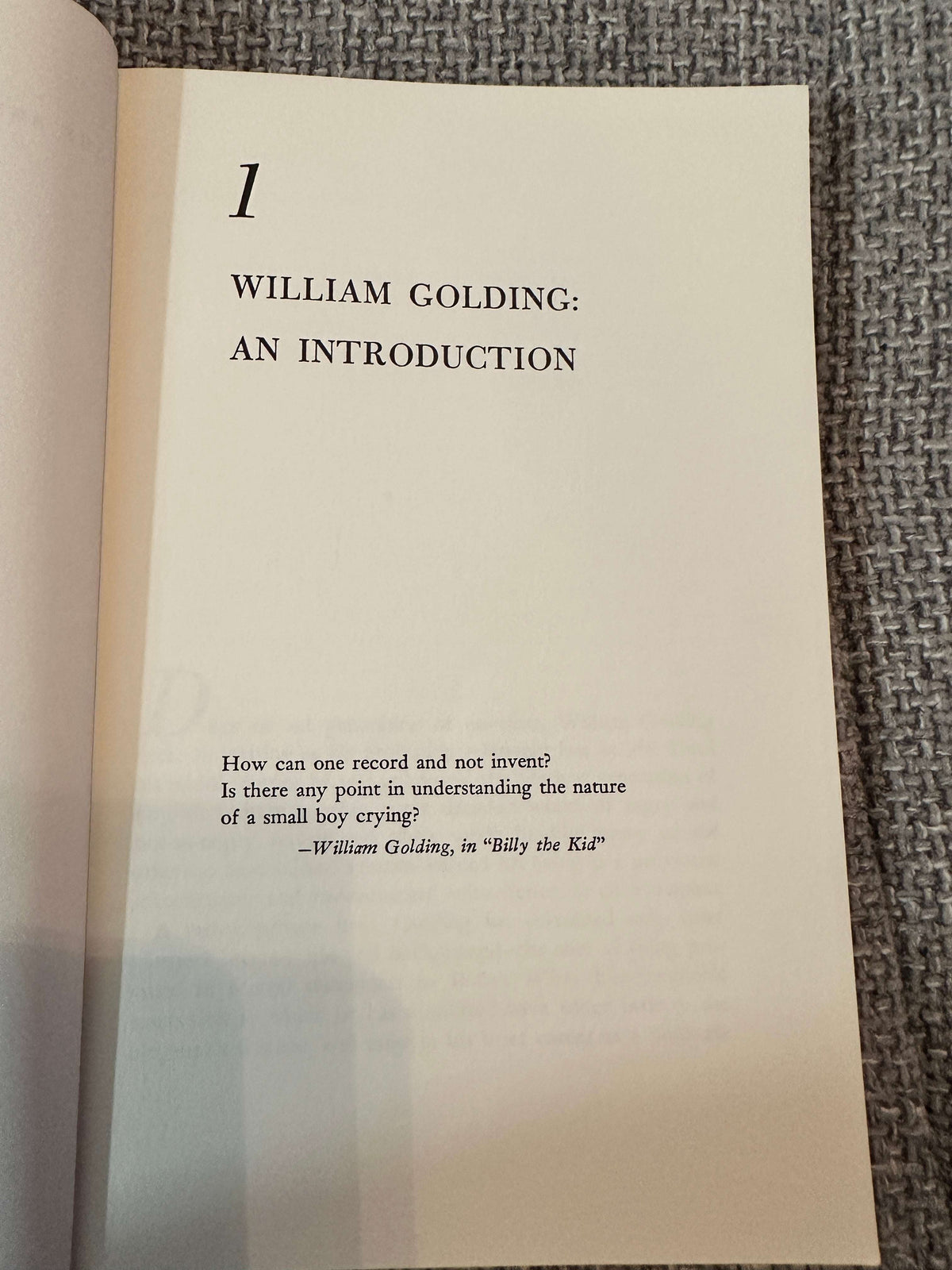 1968*1st* The Art Of William Golding - Bernard S. Oldsey & Stanley Weintraub (Midland Book) USA Edition