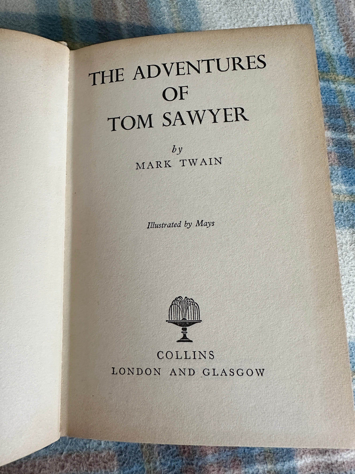 1950’s The Adventures Of Tom Sawyer - Mark Twain(Collins) - Honeyburn Books (UK)