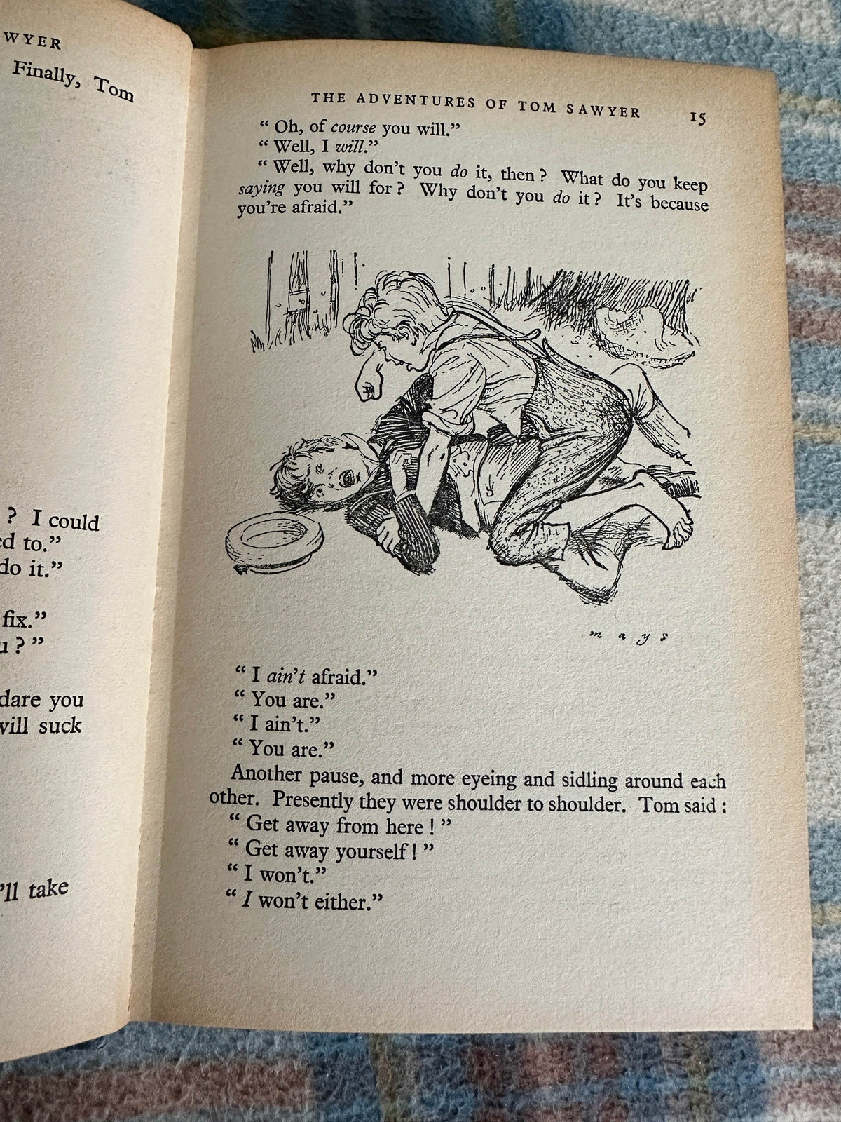 1950’s The Adventures Of Tom Sawyer - Mark Twain(Collins) - Honeyburn Books (UK)