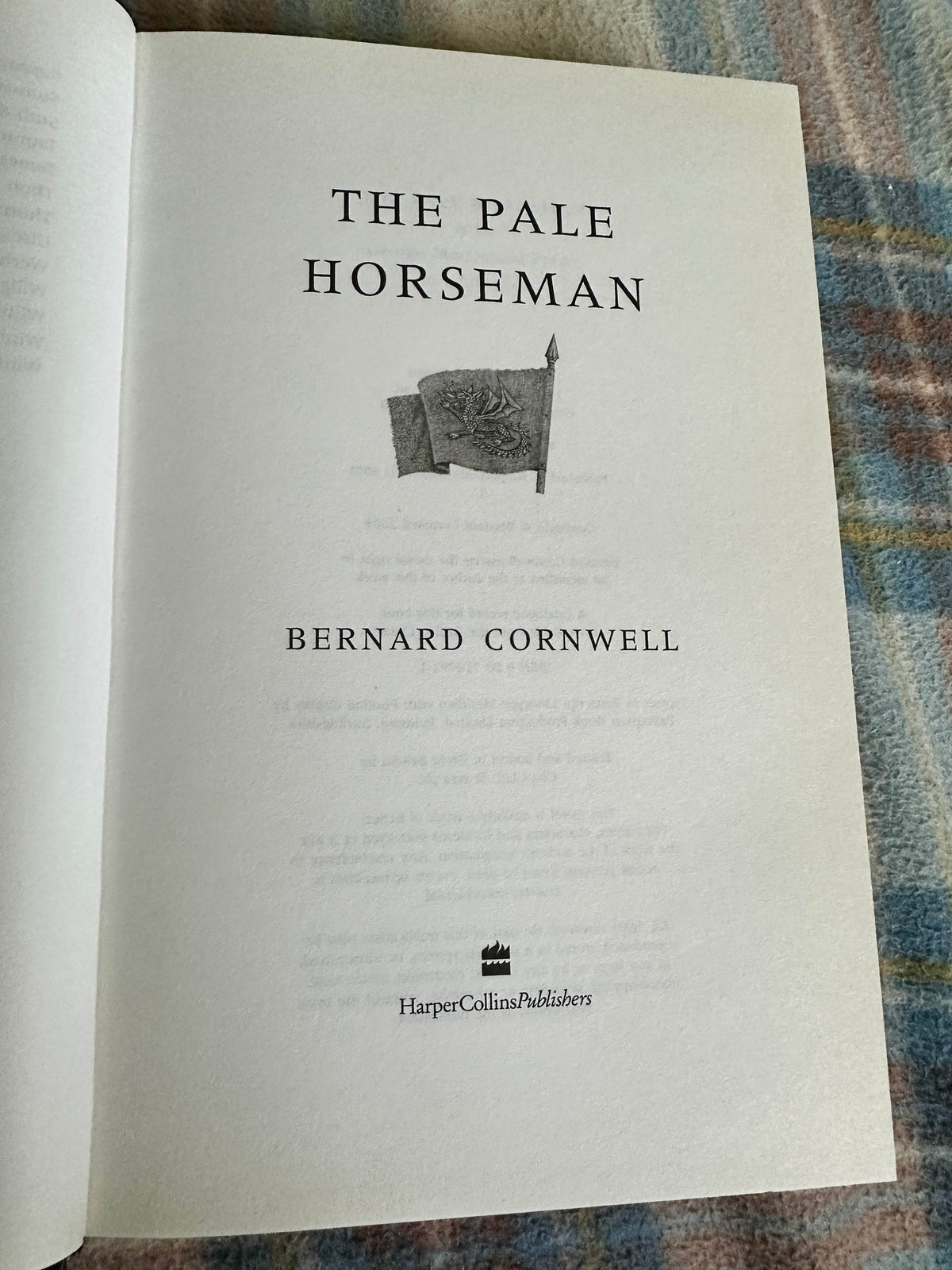 2005*1st* The Pale Horseman - Bernard Cornwell(HarperCollins) - Honeyburn Books (UK)