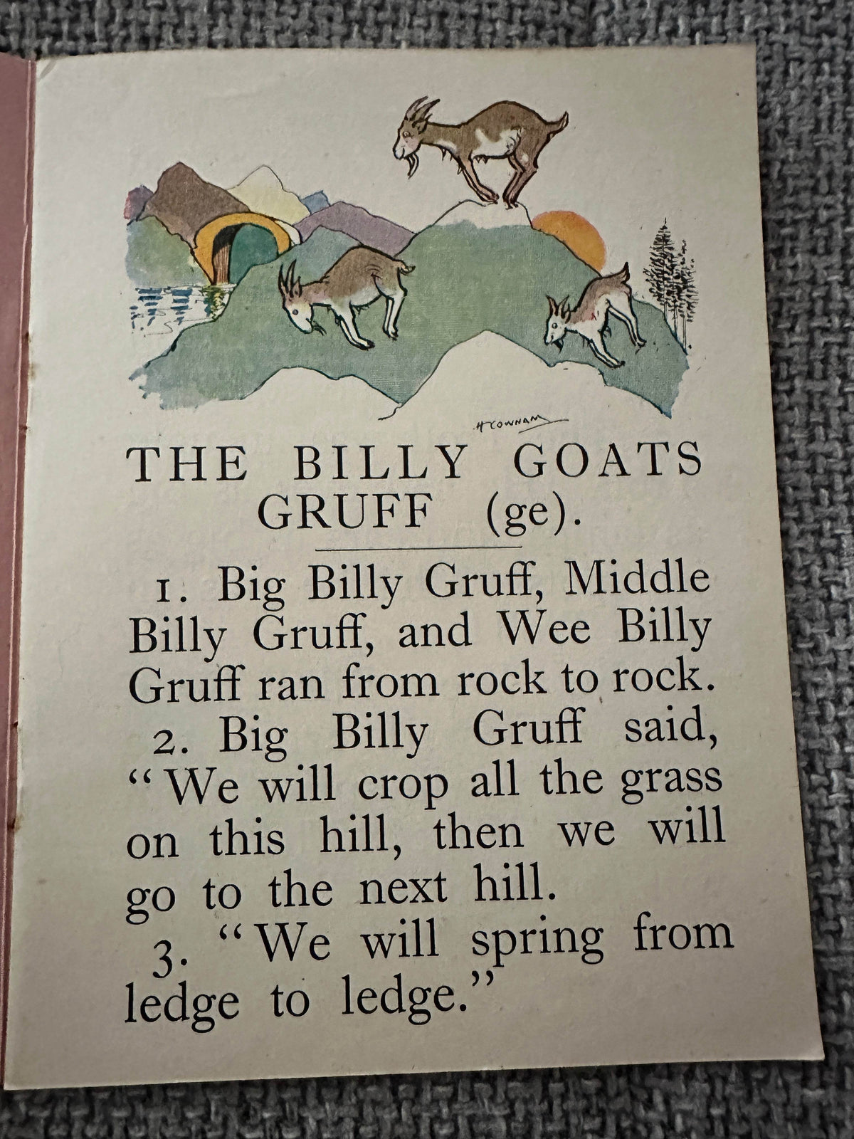 1927 Ring-O-Roses Series No.36 - The Billy Goats Gruff (Cassell & Co Ltd) - Honeyburn Books (UK)