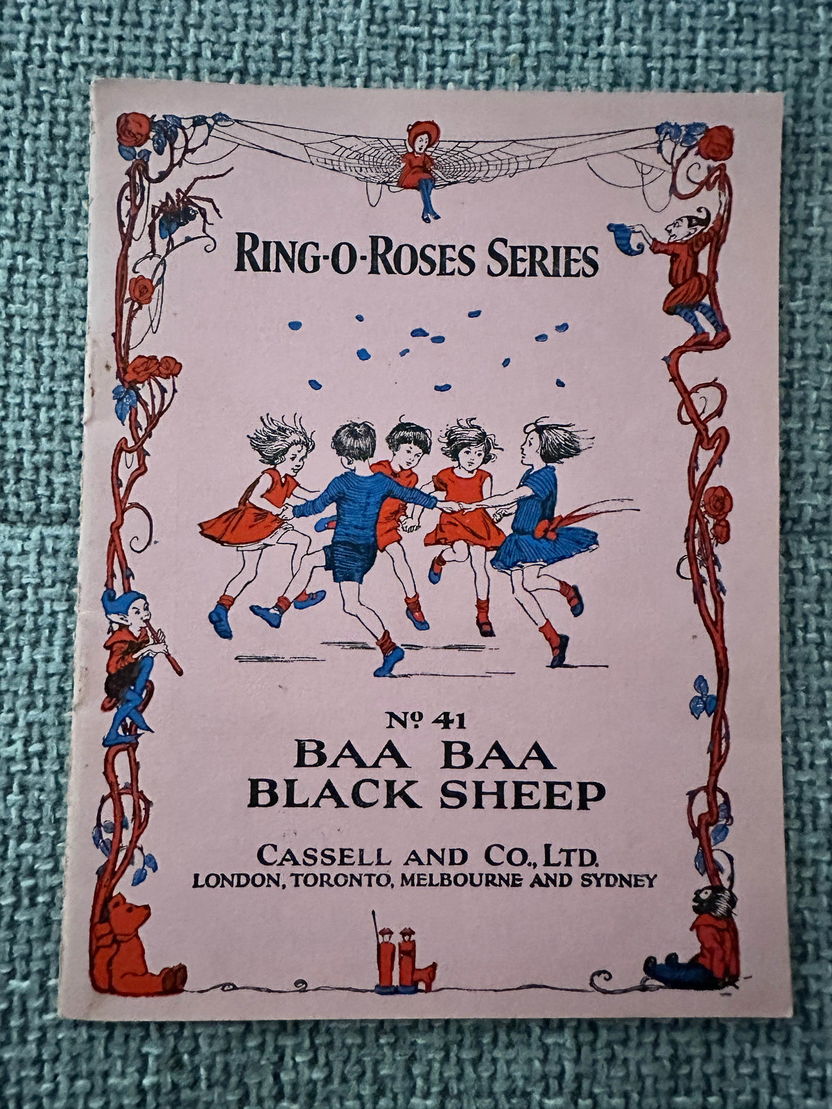 1927 Ring-O-Roses Series No.41 - Baa Baa Black Sheep (Cassell & Co Ltd.) - Honeyburn Books (UK)
