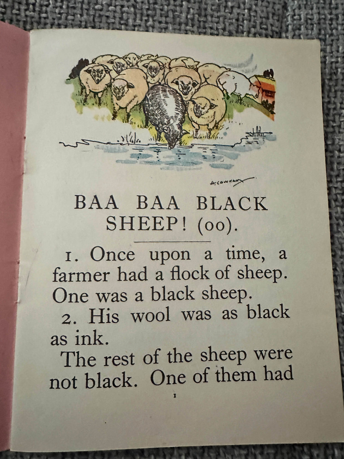 1927 Ring-O-Roses Series No.41 - Baa Baa Black Sheep (Cassell & Co Ltd.) - Honeyburn Books (UK)
