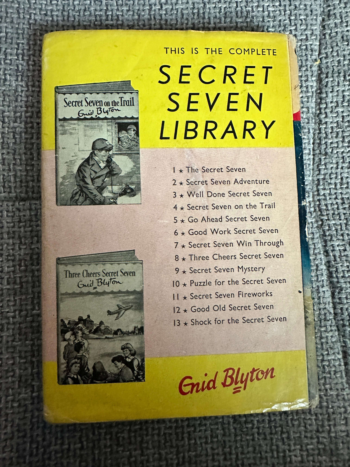 1961 Good Work Secret Seven - Enid Blyton (Bruno Kay Illust) Brockhampton Press)