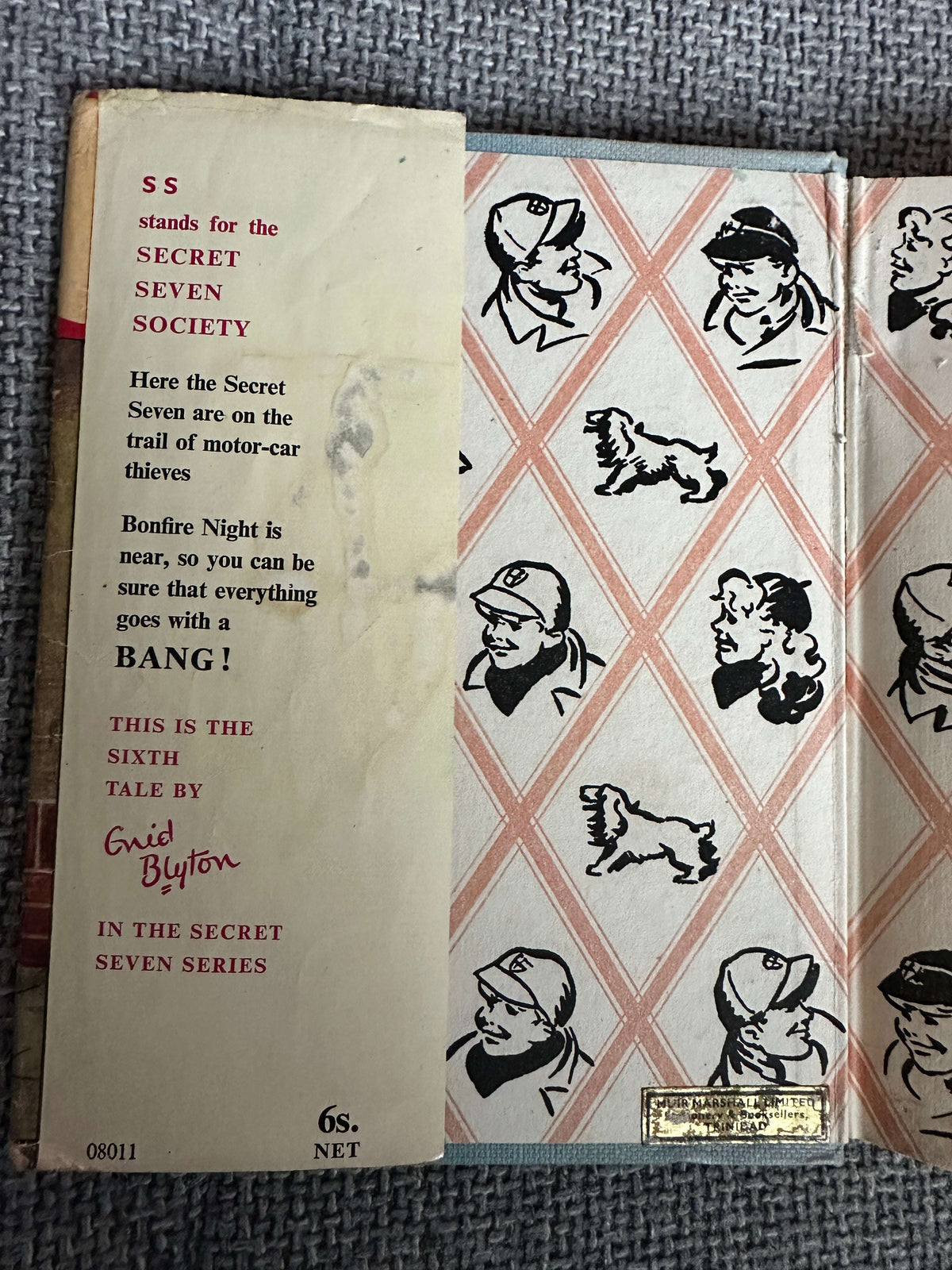 1961 Good Work Secret Seven - Enid Blyton (Bruno Kay Illust) Brockhampton Press)