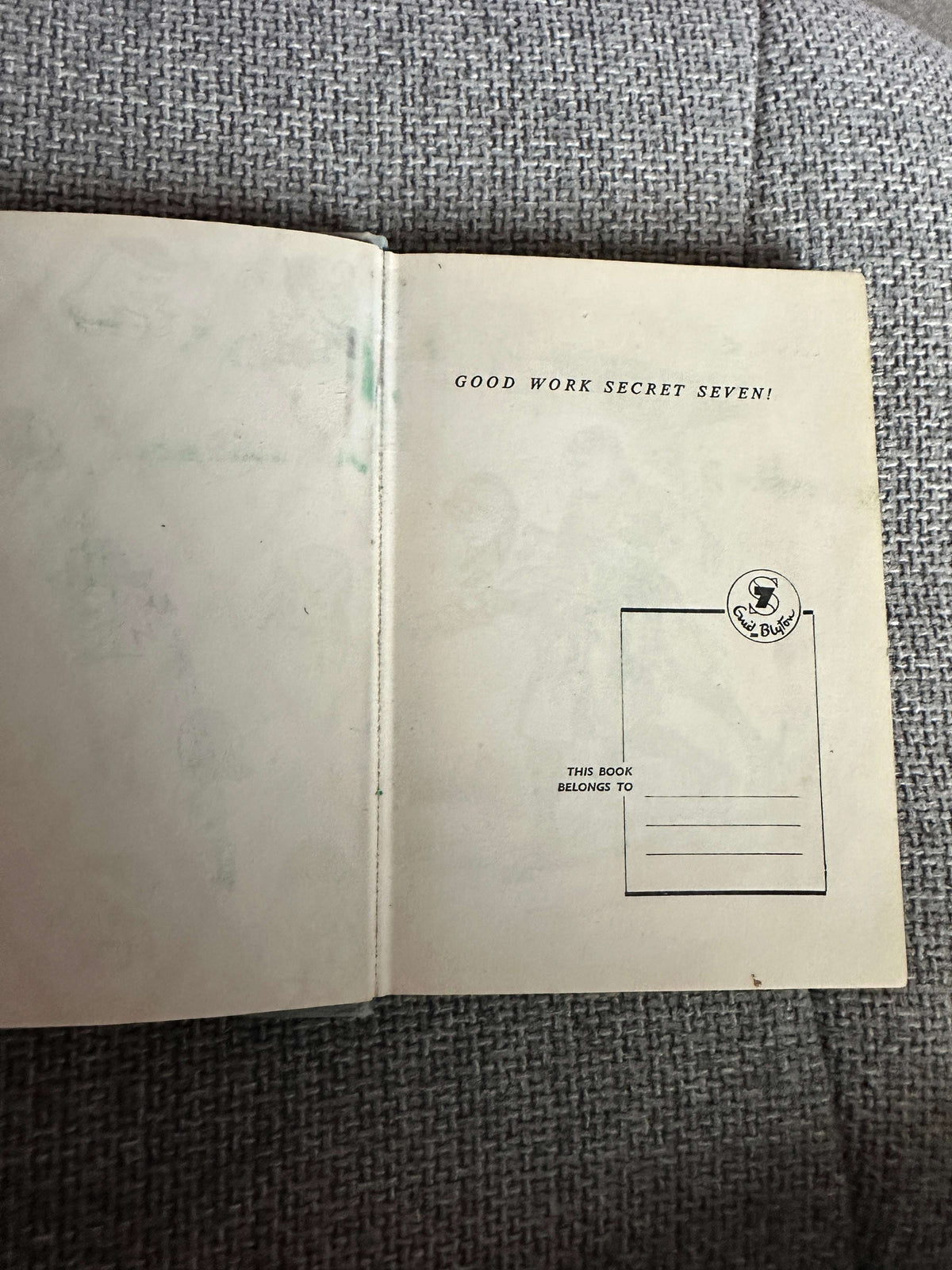 1961 Good Work Secret Seven - Enid Blyton (Bruno Kay Illust) Brockhampton Press)